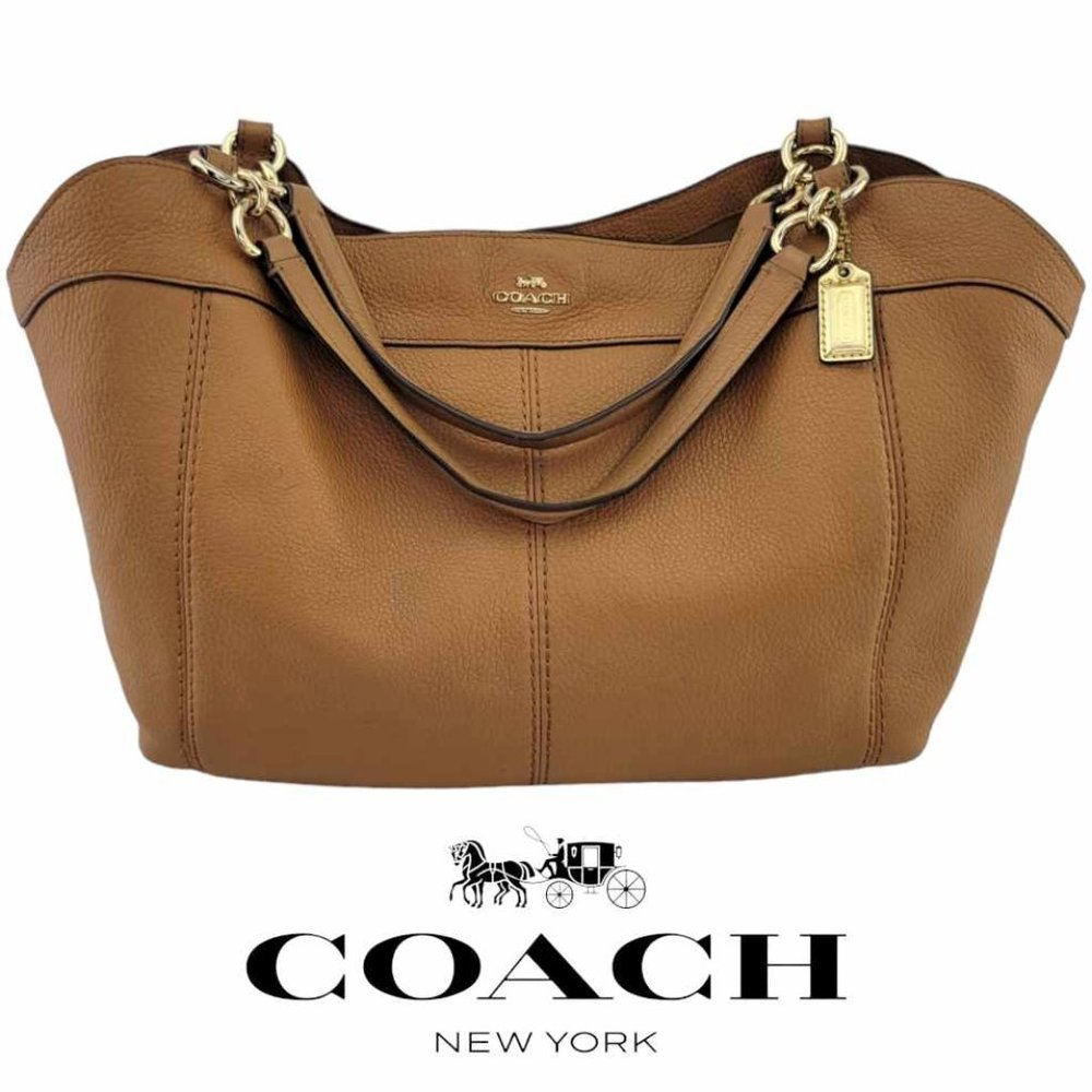 Vintage Coach Lexy Saddle Bag - Satchel Brown